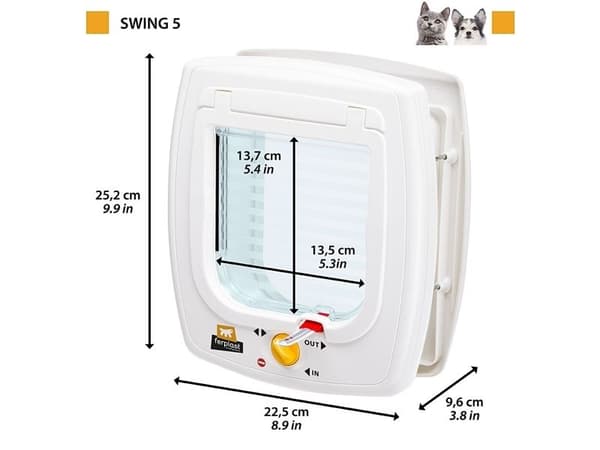 Ferplast SWING 5 - kattedør