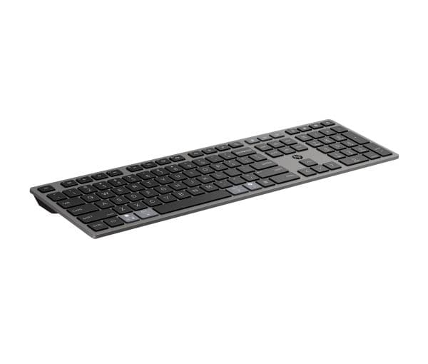 HP KBD 720Multi-DeviceRchrgblWL FR, Täysikokoinen (100 %), Langaton, USB + Bluetooth, musta