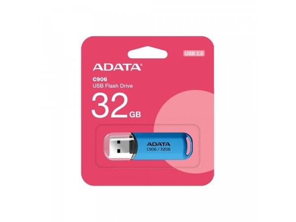 ADATA Classic Series C906 - USB flash-enhet - 32 GB - USB 2.0 - blå