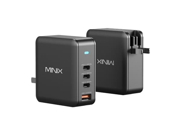 Minix P165 GaN nettverkslader - 3x USB-C/USB-A