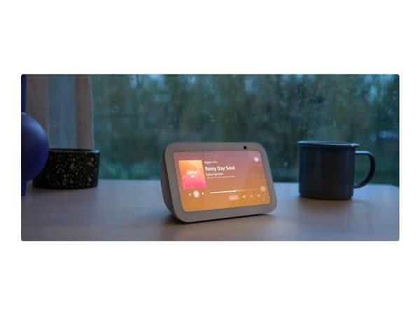 Amazon Echo Show 5 (3rd Generation) - Smart display - with LCD 5.5" display - trådlös - Wi-Fi, Bluetooth - Appkontrollerad - vit