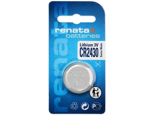 Renata CR2430 (1 stk.) - Lithium Knapcelle