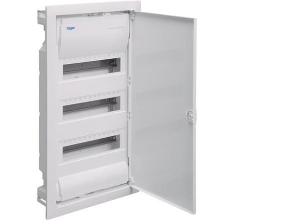 Gruppcentral 3R 36M 3x12 moduler, infälld, VU36DKN