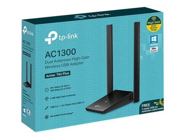 TP-Link Archer T4U Plus - Nettverksadapter - USB 3.0 - 802.11ac