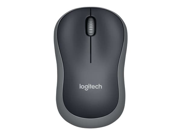Logitech M185 - Mus - optisk - trådløs - 2.4 GHz - USB trådløs mottaker - grå