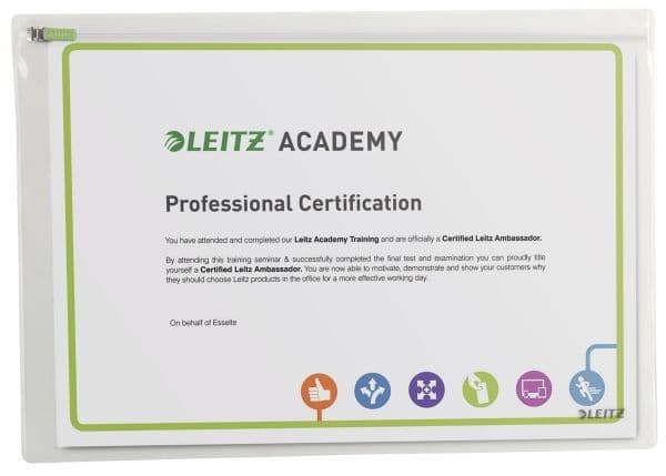 Zipficka Leitz Traveller 4009 Large klar plast (2 st.)