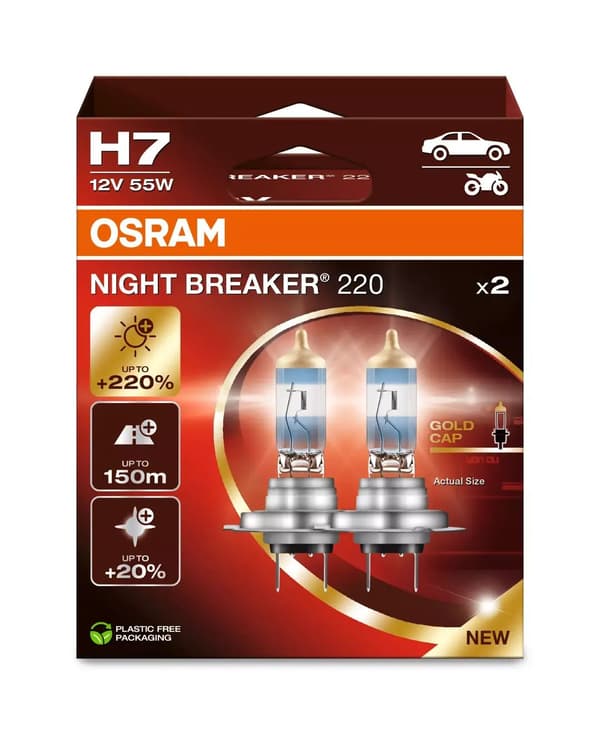 Osram Night Breaker 220 - H7 Billampor