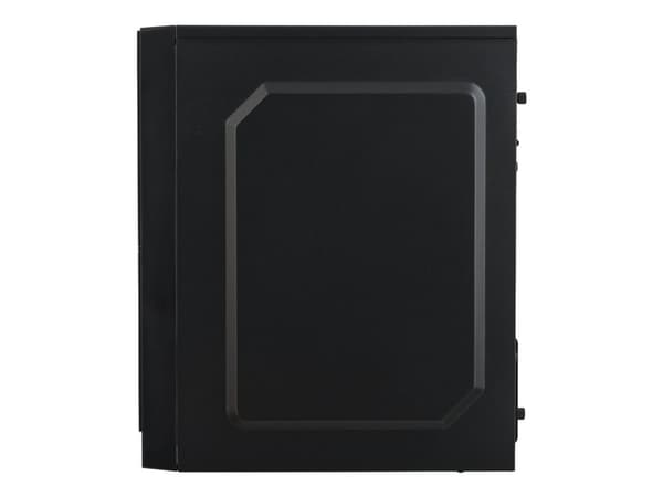 Akyga AK35BK - Tower - micro ATX - ilman virtalähdettä - musta - USB/Audio