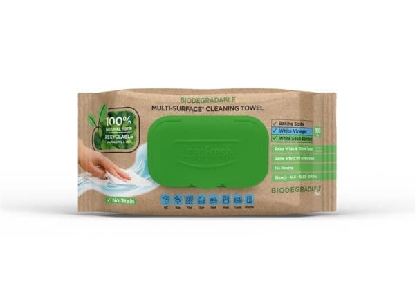 WIPE WET FOR SURF CLEAN DEEPFR LEMON 100