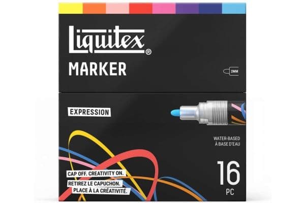 LQX marker Expression-sett 2 mm x 16 stk. ass.