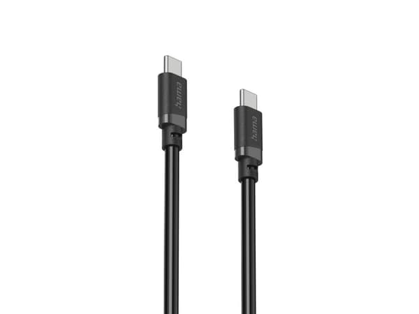 Hama 00201808, 2 m, USB C, USB C, USB 2.0, 0,48 Gbit/s, Svart