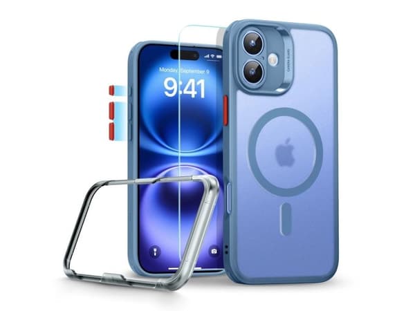 ESR Classic Pro Set Halolock MagSafe-deksel for iPhone 16 - blå