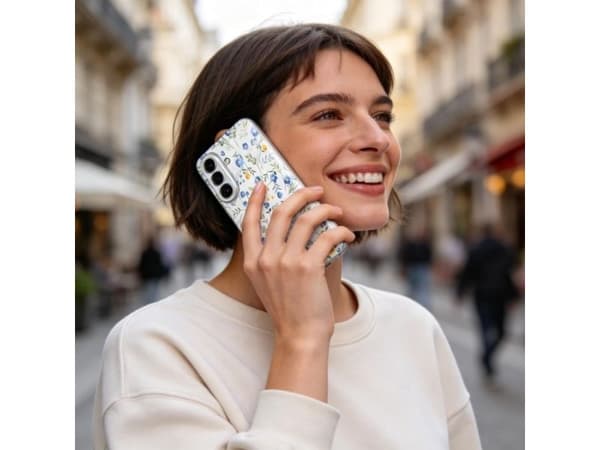 Tech-Protect FlexAir-etui til Samsung Galaxy S26 - fargerike blomster