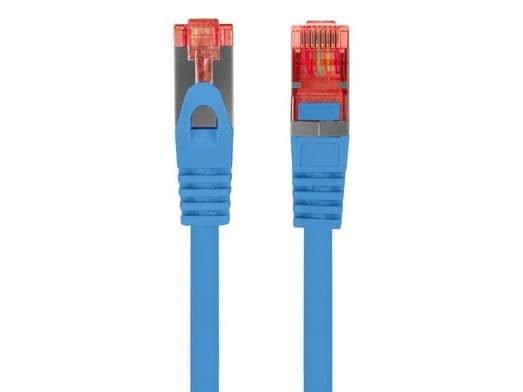 PATCHKABEL CAT.6 S/FTP LSZH CU 0,5M BLÅ FLUKE PASSERADE LANBERG