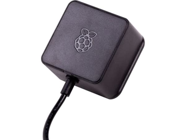 Raspberry Pi - Strömadapter - AC 100-240 V - 15.3 Watt - Europa - svart - för Raspberry Pi 4 Model B