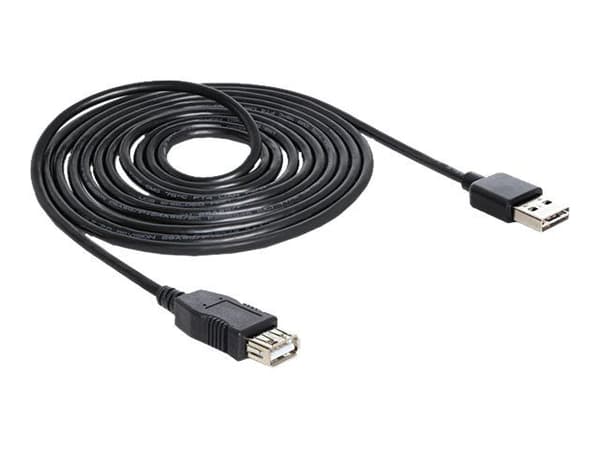 DeLOCK EASY-USB - USB forlængerkabel - USB (hun) til USB (han) - 3 m - lajittelu