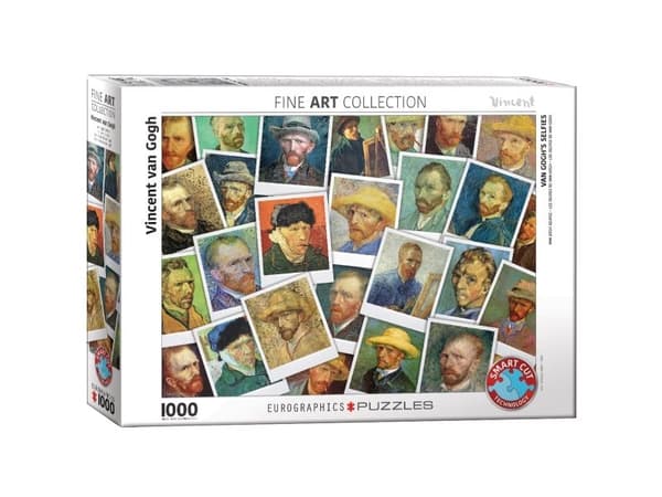 Palapeli Van Gogh Selfies - 1000 palaa, 48*68cm