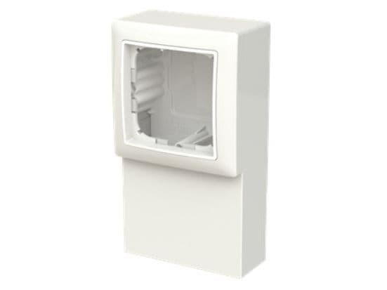ABB-Basic55 paneelialusta, 1 moduuli, kiiltävä valkoinen