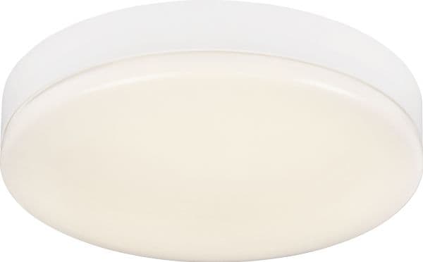 LED-Plafond Moon Basic 320 S 3000K/4000K via DIP-switch. 1350-1400lm 16W, IP44, 230V. Tilstedeværelses-/dagslysstyring