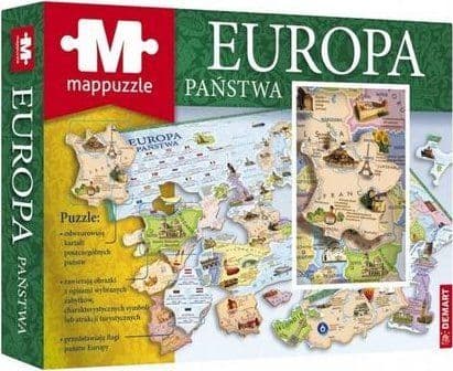 Mappuzzle - Staternas Europa