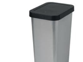 Affaldscontainer Cep, med pedal, 45 L, sort
