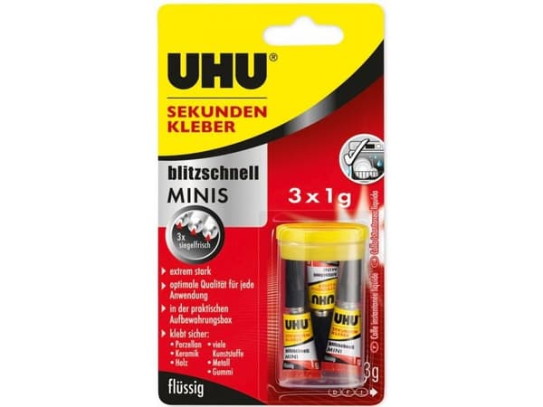 UHU superlim super mini 3x1g