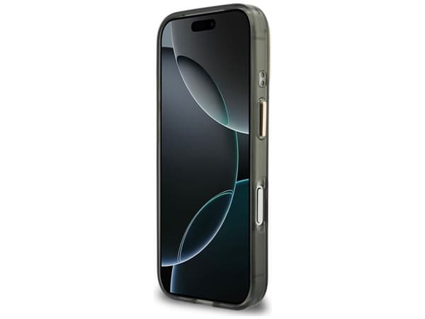 Guess IML 4G Script Metal Case for iPhone 17 Pro Max / 18 Pro Max - Black