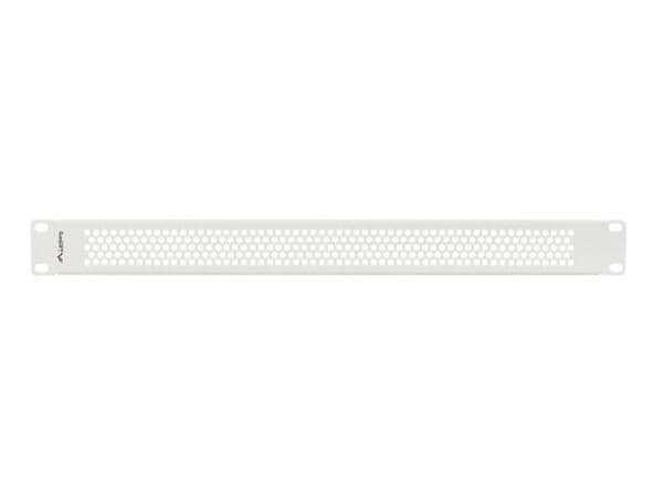 Lanberg - Rackblankingspanel - mesh - RAL 7035, grå - 1U - 19"