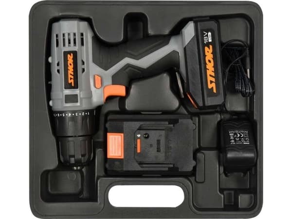 18V bore-/skruemaskine STHOR 78972