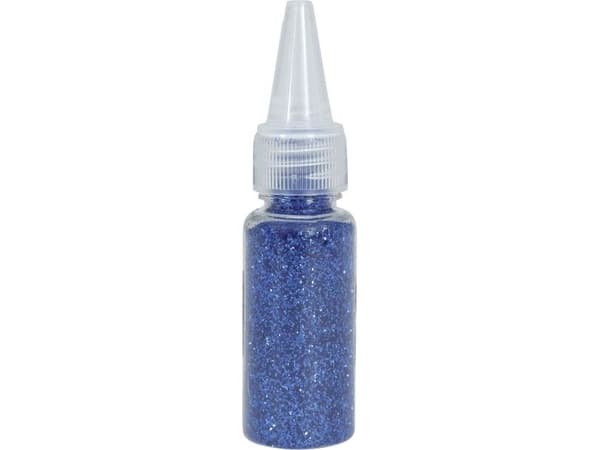Blå glitter til utkledning og pynt, 10 g