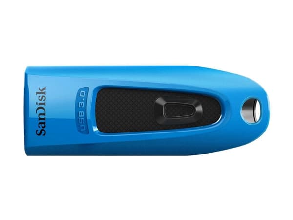 SanDisk Ultra - USB-flashstasjon - 64 GB - USB 3.0 - blå