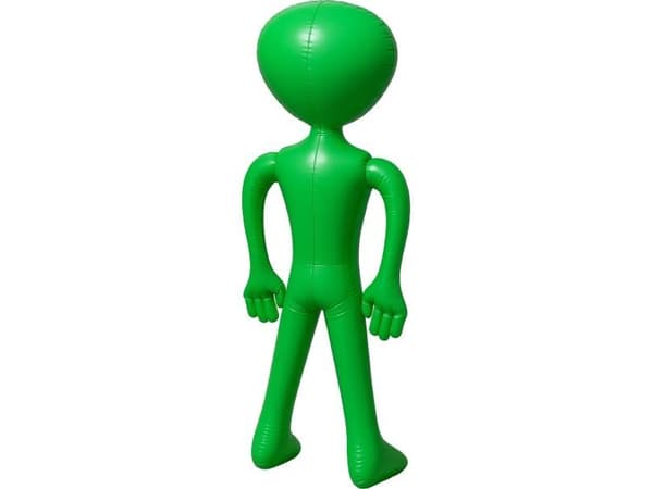 Uppblåsbar alien, 90 cm
