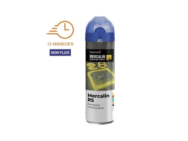 Mercalin® RS mærkespray 500 ml, blå