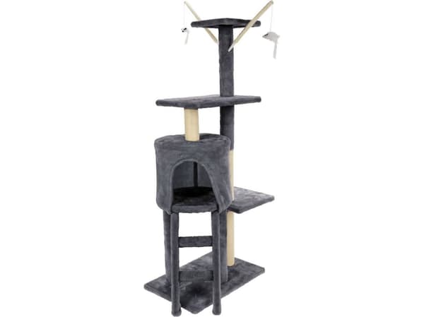 Pets Collection klorestativ for katt 45x30x110 cm grå