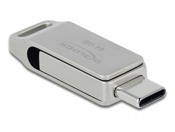 Delock - USB flash-enhet - 64 GB - USB 3.2 Gen 1 / USB-C