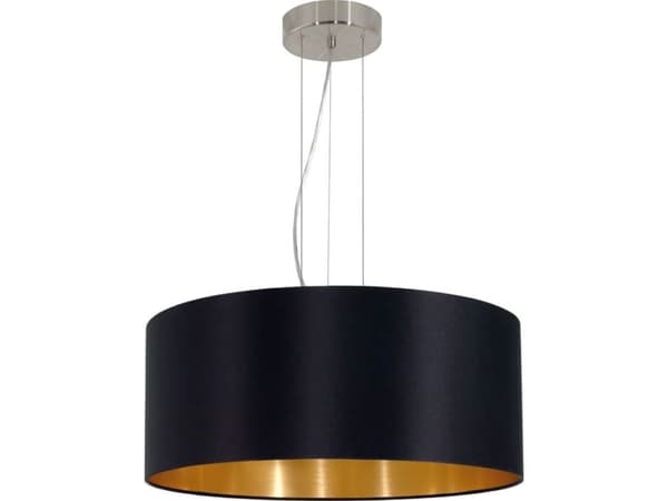 Maserlo Pendel Ø530, sort/guld