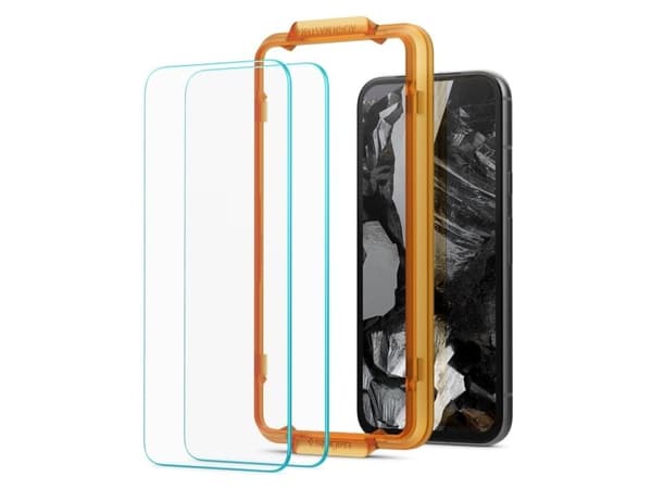 Spigen GLAS.tR Align Master, Google, Pixel 8a, Ripebestandig, Transparent, 2 stk.