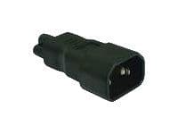 MicroConnect - Strømadapter - power IEC 60320 C7 til IEC 60320 C14