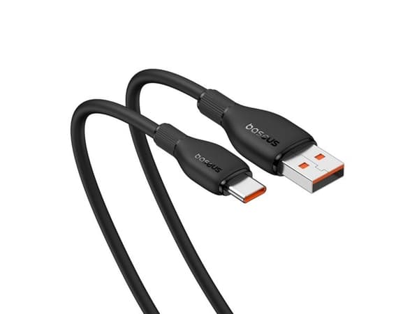 Baseus Pudding serijos 100W USB-A - USB-C kaapeli 2m - Juodas