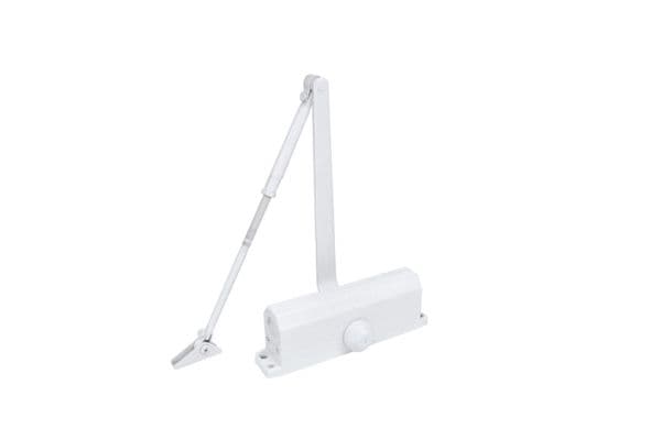 ABUS dørstopper 60–85 kg brannsikker hvit