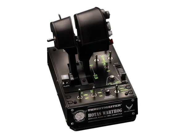 Thrustmaster HOTAS Warthog Dual - Spjäll - 16 knappar - kabelansluten - för PC