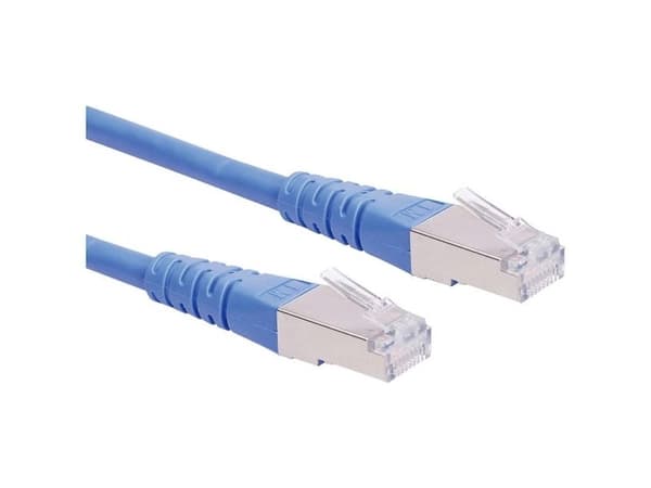 ROLINE S/FTP (PiMF) Patch Cord Cat.6, blue 3.0m, Blå, 100 O, 3 mm