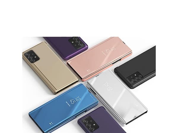 Clear View Case flipdeksel Samsung Galaxy A73 blå