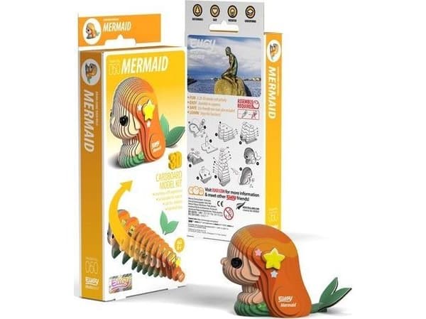 Eugy the Mermaid – 3D Eco-pussel