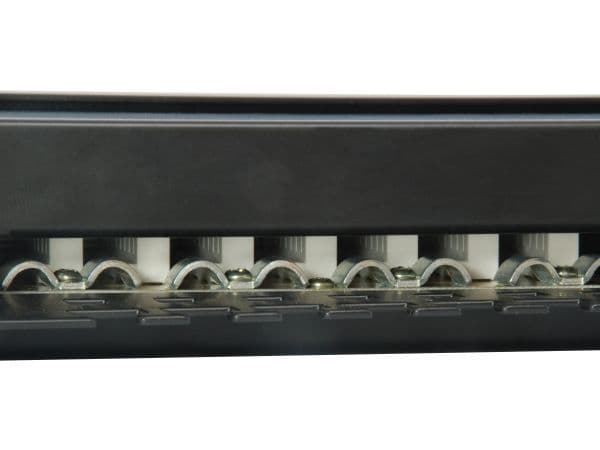 Equip patchpanel 24x RJ45 Cat6 19", FTP 1U ISO/IEC svart