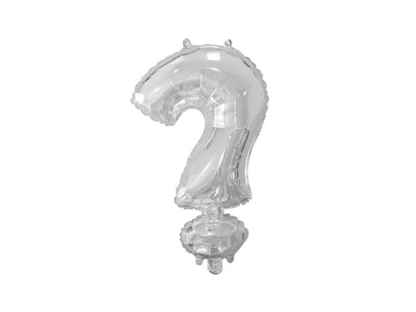Folieballon Sølv ? 41 cm