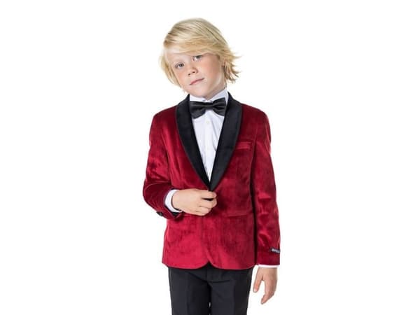 OppoSuits burgundy blazer, dreng