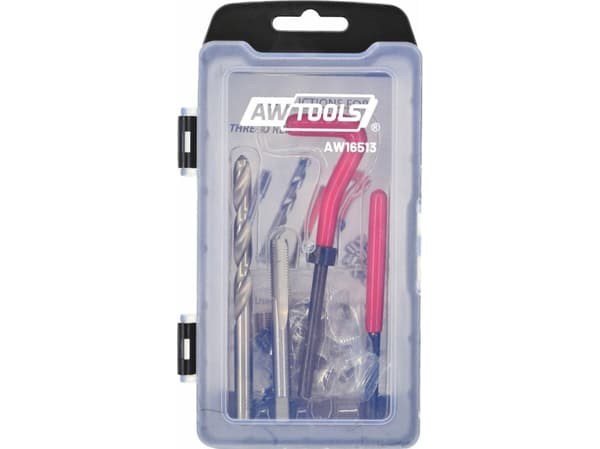 AW-Tools AWTOOLS gjenge reparasjonssett M8x1.25 30 deler