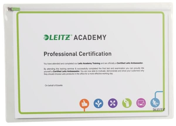 Zipficka Leitz Traveller 4009 Large klar plast (2 st.)