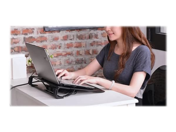 Cooler Master Notepal U3 Plus - Notebookvifte - 80 mm - svart